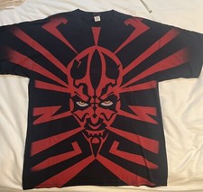 AUTHENTIC VINTAGE Darth Maul Mega Print T Shirt