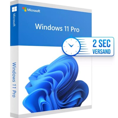 Windows 11 Pro Key - Win 11 Professional Lizenz - Sofort Versand
