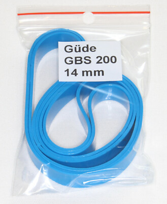 2x Bandage Belagband Beläge für Bandsäge Güde GBS 200 GBS200 Profi   Breite 14mm