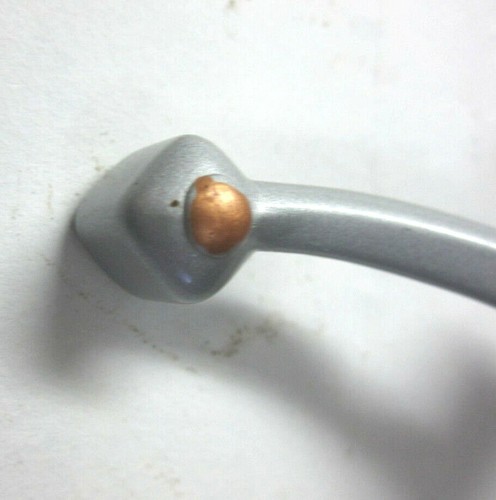 Grau 1980er Jahre Schmuck Strass Schublade 1 Ziehgriff 3-3/4" Mitte Kommode Schreibtisch - Bild 8 von 10
