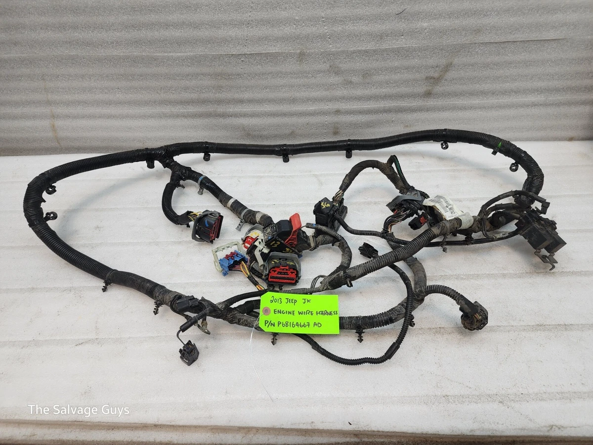 13 JEEP WRANGLER JK 3.6 ABS TO TIPM WIRING HARNESS LOOM 12-16 