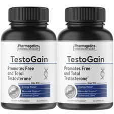 TestoGain - compare to nugenix total t, 2 PACK