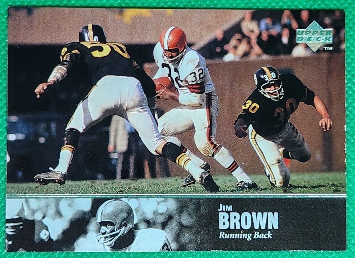 1997 NFL Legends #2 Jim Brown HOF Cleveland Browns / Syracuse | eBay
