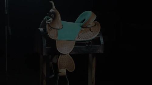 18HS Hilason Western Horse Treeless Trail Barrel American Leather Saddle - Video 1 of 1