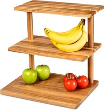 3 Tier Serving Stand Trays, NEW, Acacia Wood, Buffet, Charcuterie, Cheese Board