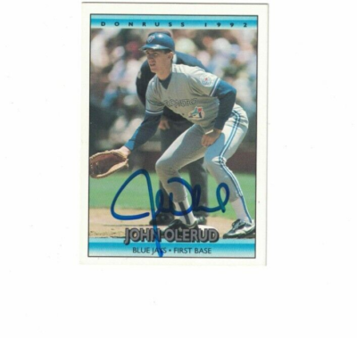 Batte De Baseball John Olerud Signée Mariners Blue Jays, Rawlings, Authentique
