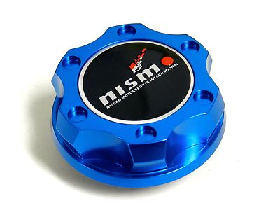 BLUE CNC BILLET RACING ENGINE OIL FILLER CAP FOR NISSAN INFINITI