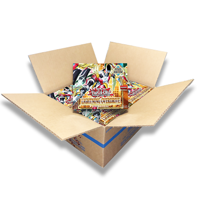 lightning overdrive booster box 1st edition YuGiOh TCG English Lightning Overdrive 1st Edition Booster CASE FACTORY  SEALED!!