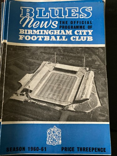 Birmingham City Programme 1959/60 1960/61 1961/62 Liga & Pokal inkl. MESSE CUP - Bild 58 von 213
