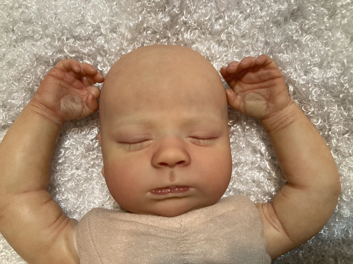 Hand painted Reborn Doll Realborn Canon asleep