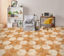 3D Wood Petals SKE3375 Floor WallPaper Print Decal Epoxy Floor Deco Kay