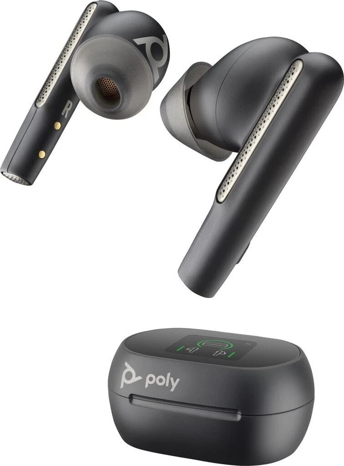 Poly Voyager Free 60+ UC, Microsoft Teams, In-Ear-Headset, USB-C BT700 – Schwarz