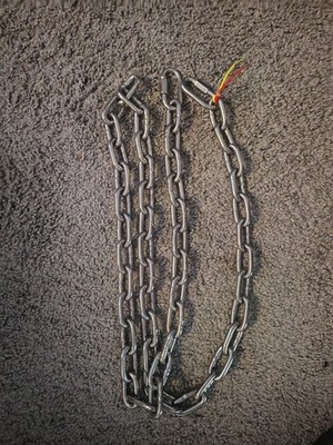 Heavy Duty Metal Lifting Tow Chain 5/6Ft. Comes with FREE PADLOCK