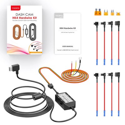 TYPE-C HK4 Hardwire Kit mit 8PCS Full Set Circuit Fuse Tap für A119MINI2
