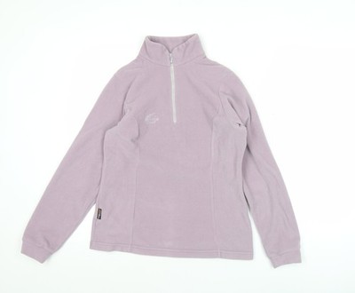 Lafuma Damen lila Fleece Sweatshirt Small 1/2 Zip Outdoor