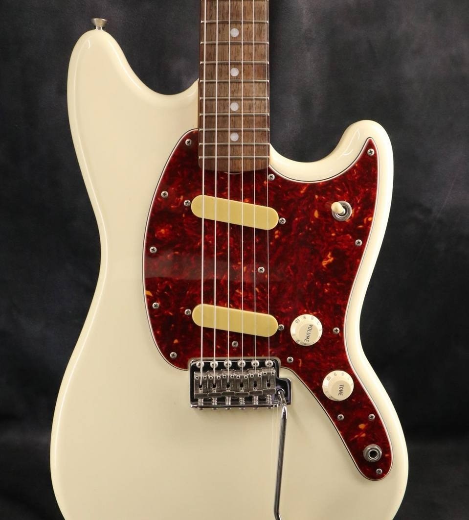 Fender MIJ Char Mustang Olympic White 2019 JD19013039 3.23kg Short Scale Japan