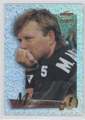 1995 Score Summit Ground Zero Morten Andersen #77 HOF 7v7