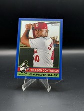 Wilson Contreras | 2025 Heritage | Blue Border | #218 Cardinals
