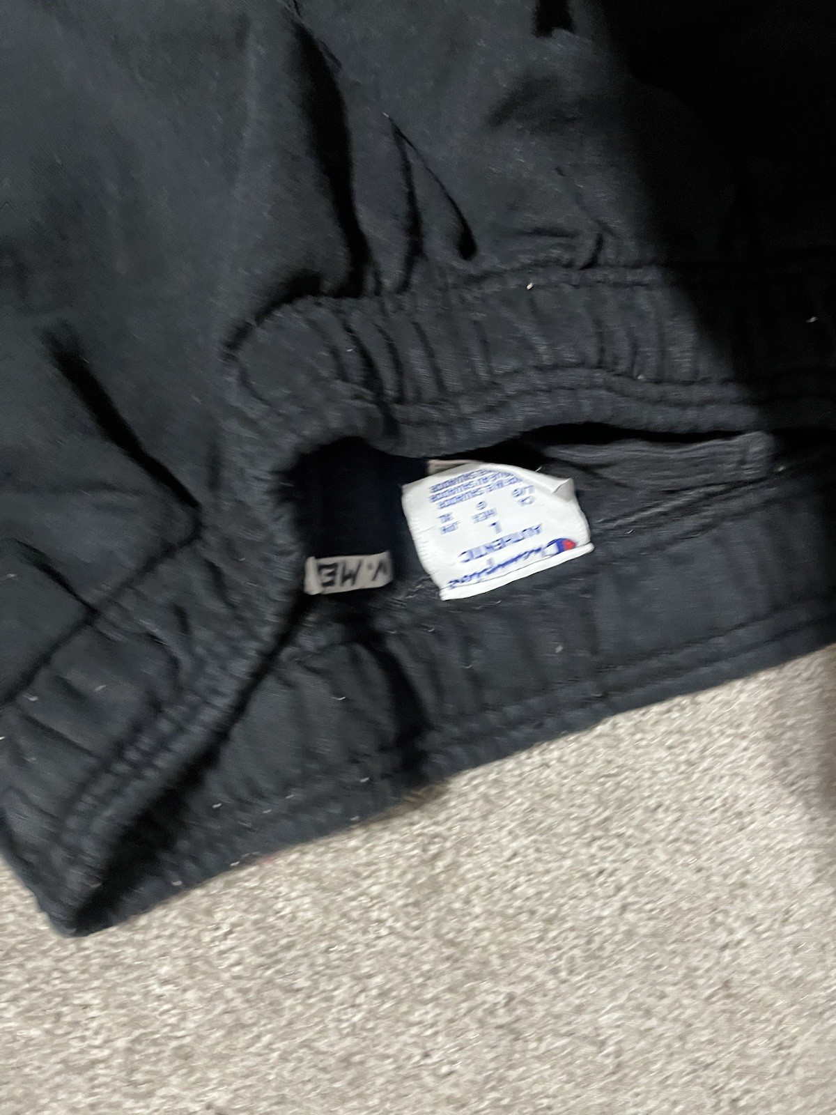 Champion Sweatpants Large Solid Straight Pocket B… - image 5