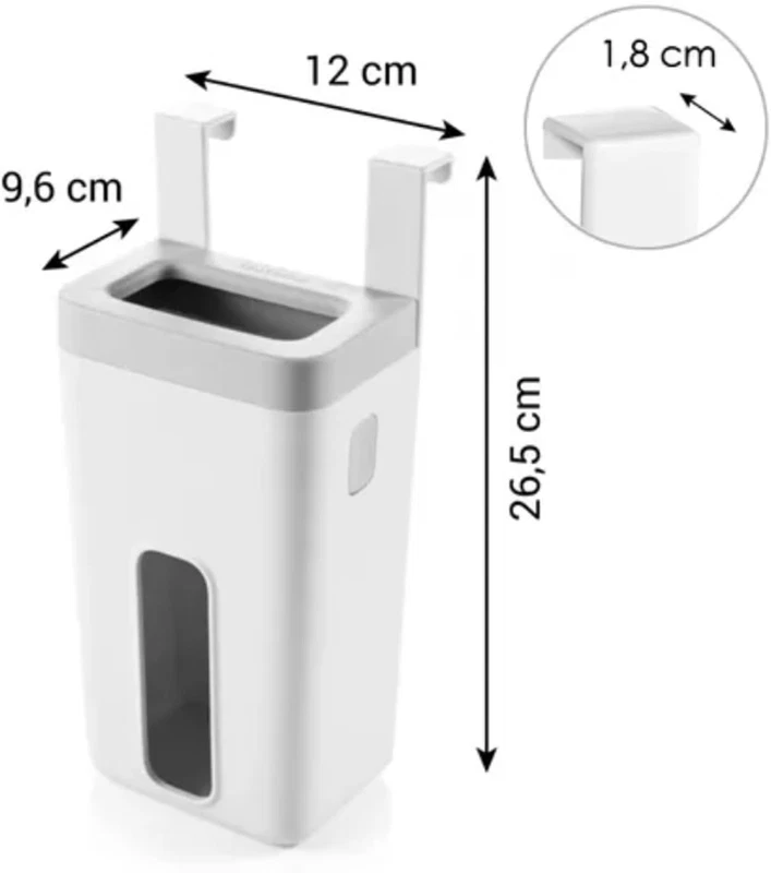 Porta Sacchetti Buste in Plastica TESCOMA da Appendere sulle Ante da Cucina, fotografia 11 di 12