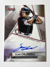 2025 Bowman's Best Slade Caldwell ON-CARD AUTO #B25-SC Diamondbacks Top Prospect