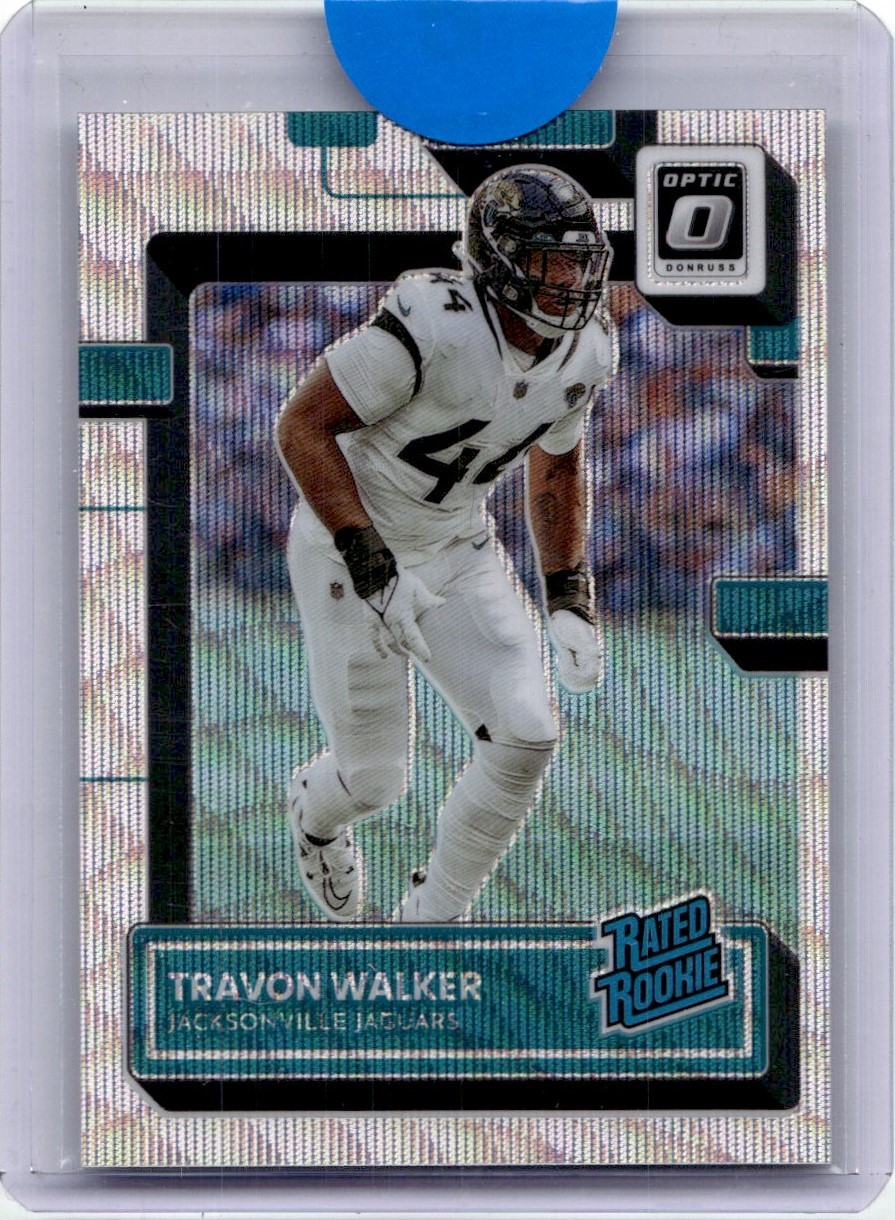 2022 DONRUSS OPTIC WAVE ROOKIE TRAVON WALKER RC /300 JACKSONVILLE JAGUARS #225