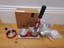 75mm G-Series Badge Maker / Machine, BOXED with Cutter + Component parts