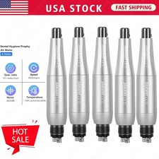 USPS Dental Hygiene Prophy Handpiece Air Motor 4Holes 4:1 Nose Cone 360°Swivel