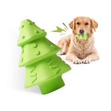 Wunive Christmas Tree Dog Toy, Aggressive Chewer Indestructible Squeaky Doggie T
