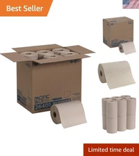 Paper Towel Roll Recycled Hardwound Dispensing Towels 350 Feet Pack of 12