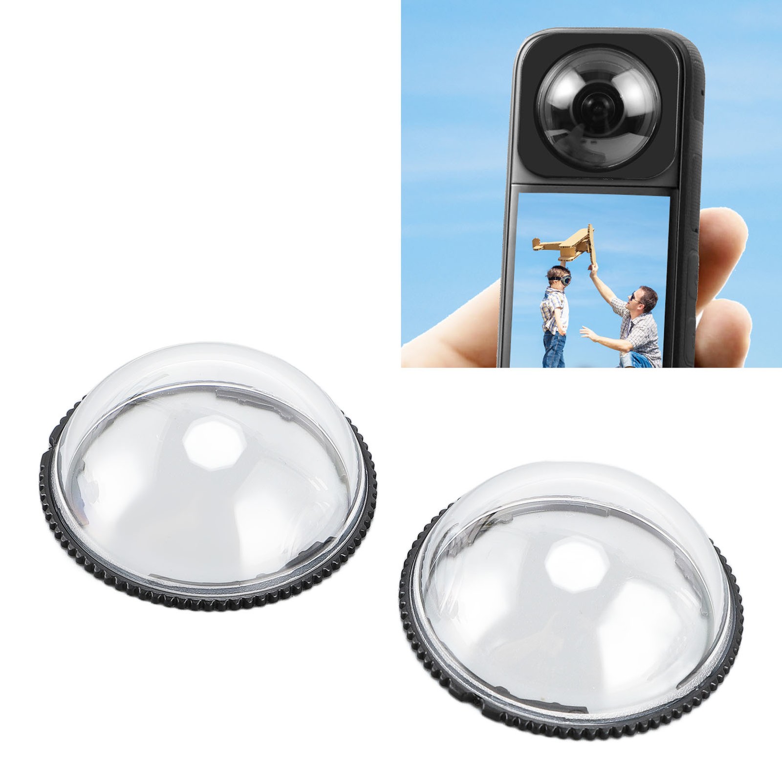 High Transparency Camera Lens Protector Robust Construction For X4 Trending