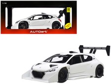 2013 Peugeot 208 T16 Pikes Peak Race Car Plain White Version 1/18 Model Car by A