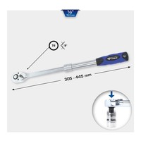"Brilliant Tools 1/2\" Teleskop-Umschaltknarre"
