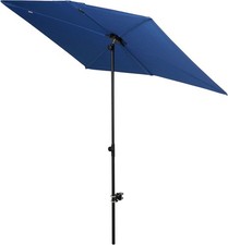 Balcony Umbrella, 6x4 FT Rectangular Outdoor Umbrella