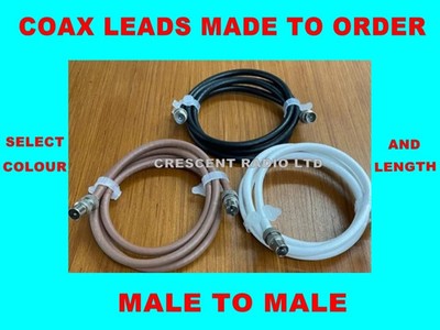 TV Antennenkabel Freeview Ariel Kabel nach Maß 3 Farben TV zur Wand RF Kabel