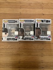 Funko Pop! NFL Raiders Vinyl Figures Set of 3