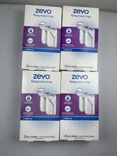 Zevo Flying Insect Trap, Fly Trap Refill Cartridges Pack of 4 (8 Refills total)