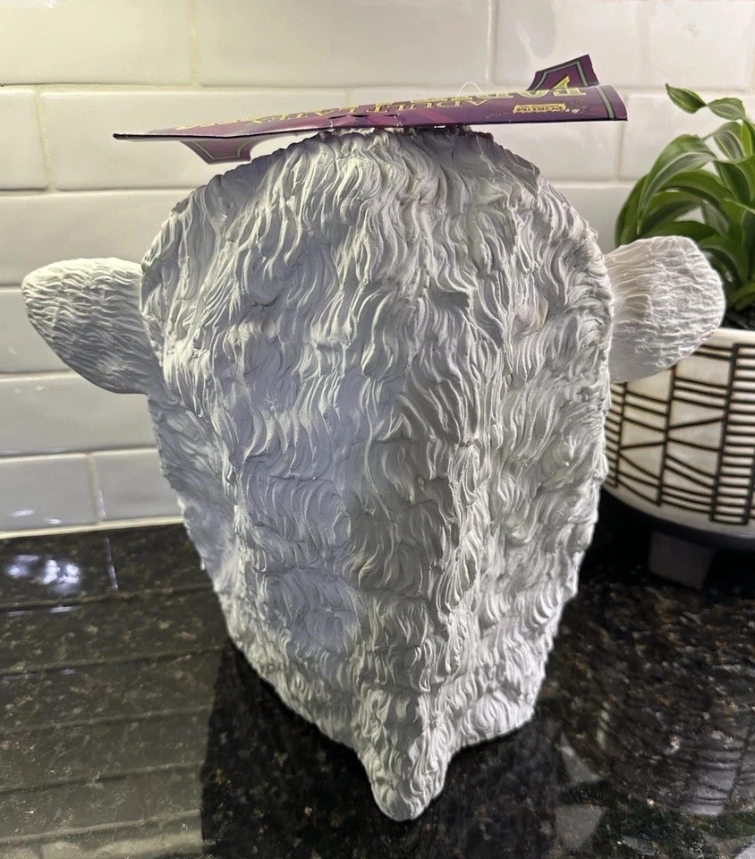 New with Tags Forum Masks Adult Latex Creepy White & Pink Sheep Mask - Image 3 of 4