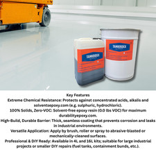 Garage Floor Epoxy Resin Coating 4L/16L – Industrial Chemical Resistant coating