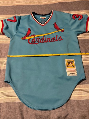 1979 Mitchell & Ness Keith Hernandez St Louis Cardinals Jersey Size 40 - Picture 14 of 15