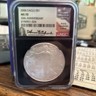 2006 American Silver Eagle - NGC MS70 - Singed By Anna Escobedo Cabral