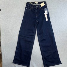 Universal Thread Everyday Wide Leg Boho 4R Dark Wash NWT High Rise Denim Y2K