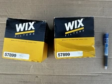 Lot Of 2 WIX Engine Oil Filter 57899 Chrysler 300 Jeep Dodge RAM 1500 2500 3500