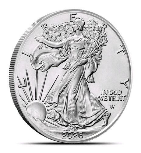 1 Silver Eagle Coin 2026 MS Rare Uncirculated 999 Silver 1oz Buy It Now US Mint!