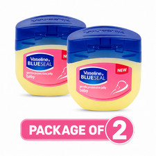 Vaseline Petroleum Jelly Blue Seal Baby 1.7 oz 50 ml  2 Pack