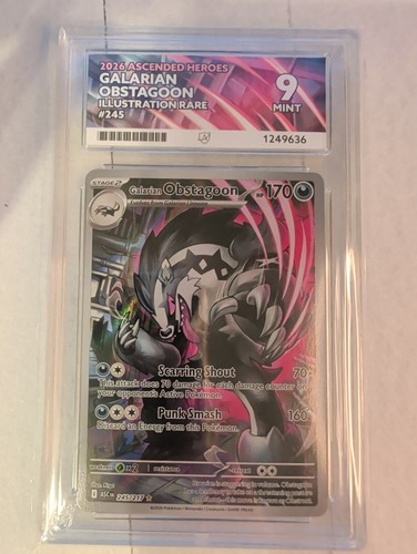 Galarian Obstagoon graded ACE 9 for sale on eBay