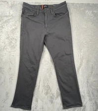 34 Heritage Jeans Mens 35x30 Gray Charisma Comfort Rise Classic Stretch Twill