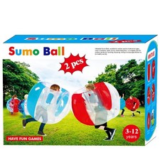 SUNSHINE-MALL 2 PC Sumo Balls for Kids, Bumper Bounce Toys, Kid Sumo Balls, L...