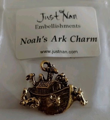 JUST NAN NOAH'S ARK BEAD CHARM FOR JN CROSS STITCH DESIGNS 