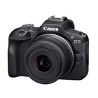Canon EOS R100 Mirrorless Camera with Standard Zoom Lens Kit (RF-S18-45) Black